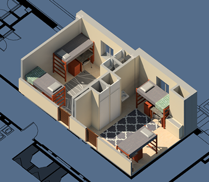 Horsfall Halls layout